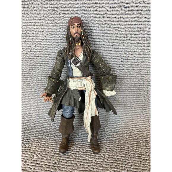 Disney Parks Exclusive Pirates Of The‎ Caribbean Captain Jack Sparrow 7” Figure - Picture 1 of 3